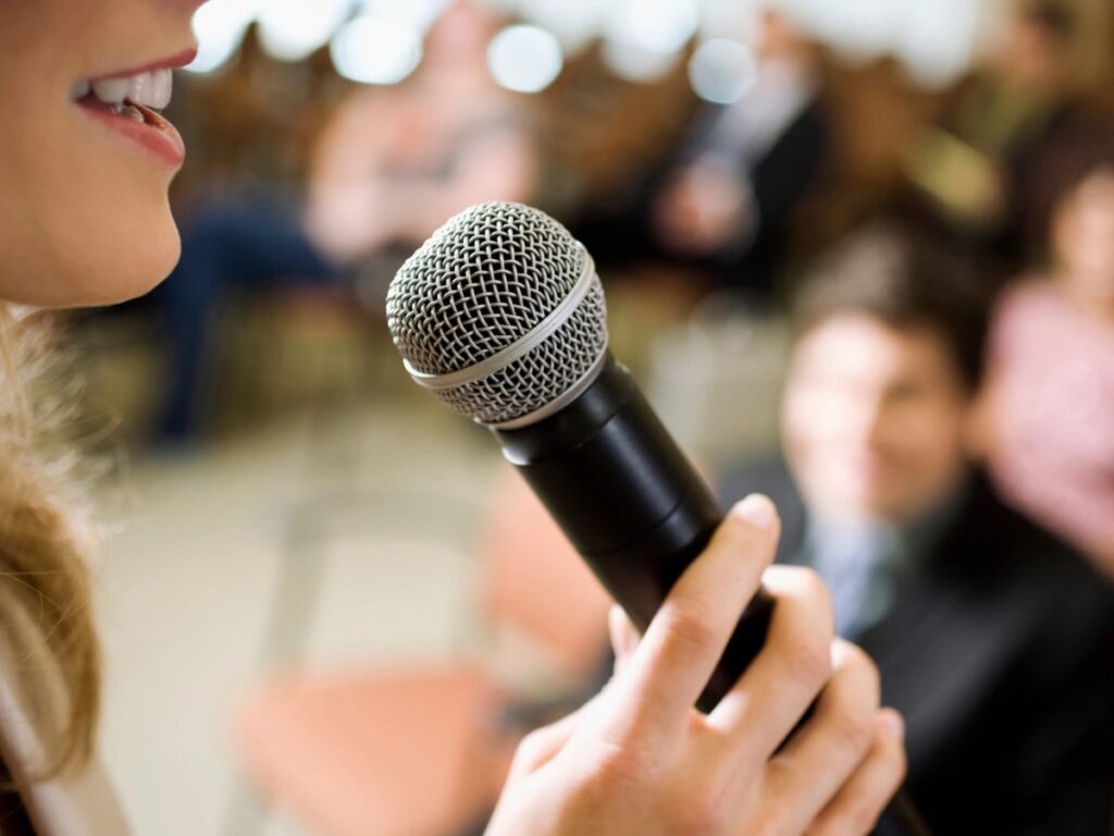 Giving a mental health speech