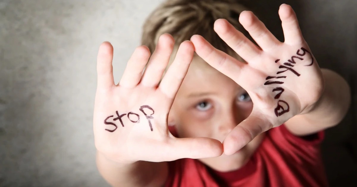 A picture calling for us to prevent bullying in schools