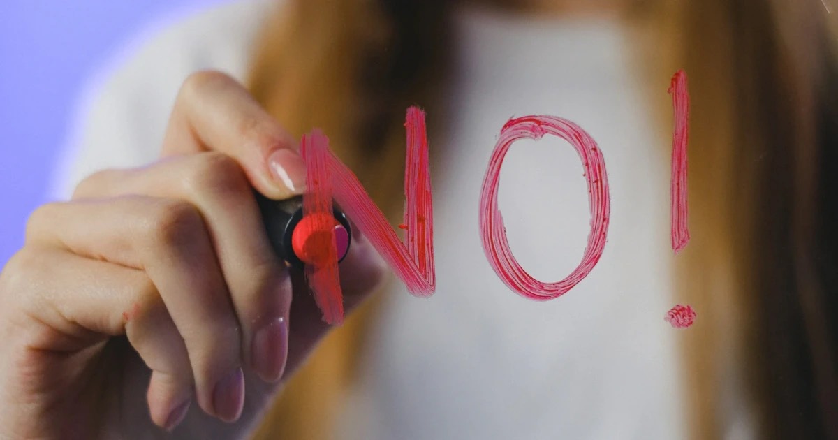 Saying no as one of the methods on how to overcome peer pressure by making informed decisions